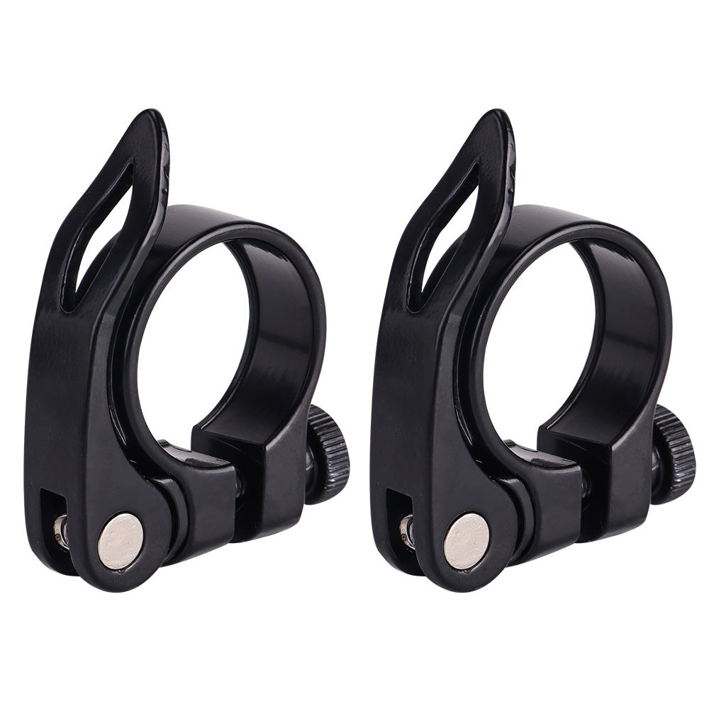 2 PCS Bike Seat Post Clamps for Mountain Road and Folding Bikes