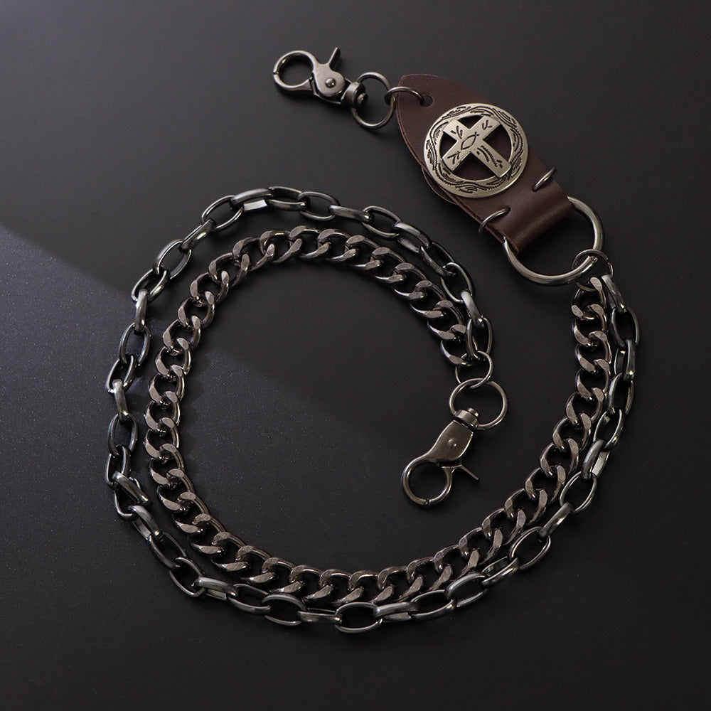 Punk Pant Chain Key Jean Wallet Chain for Men Women