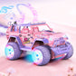 Remote Control Car with Color Lights Stickers Rechargeable Off Road Truck for Home Outdoor