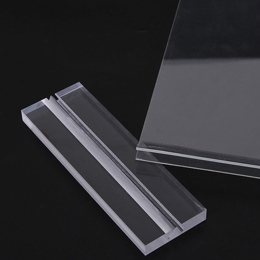 3 Pcs Acrylic Sign Holder Clear Menu Stand Vertical Flyer Display for Restaurants