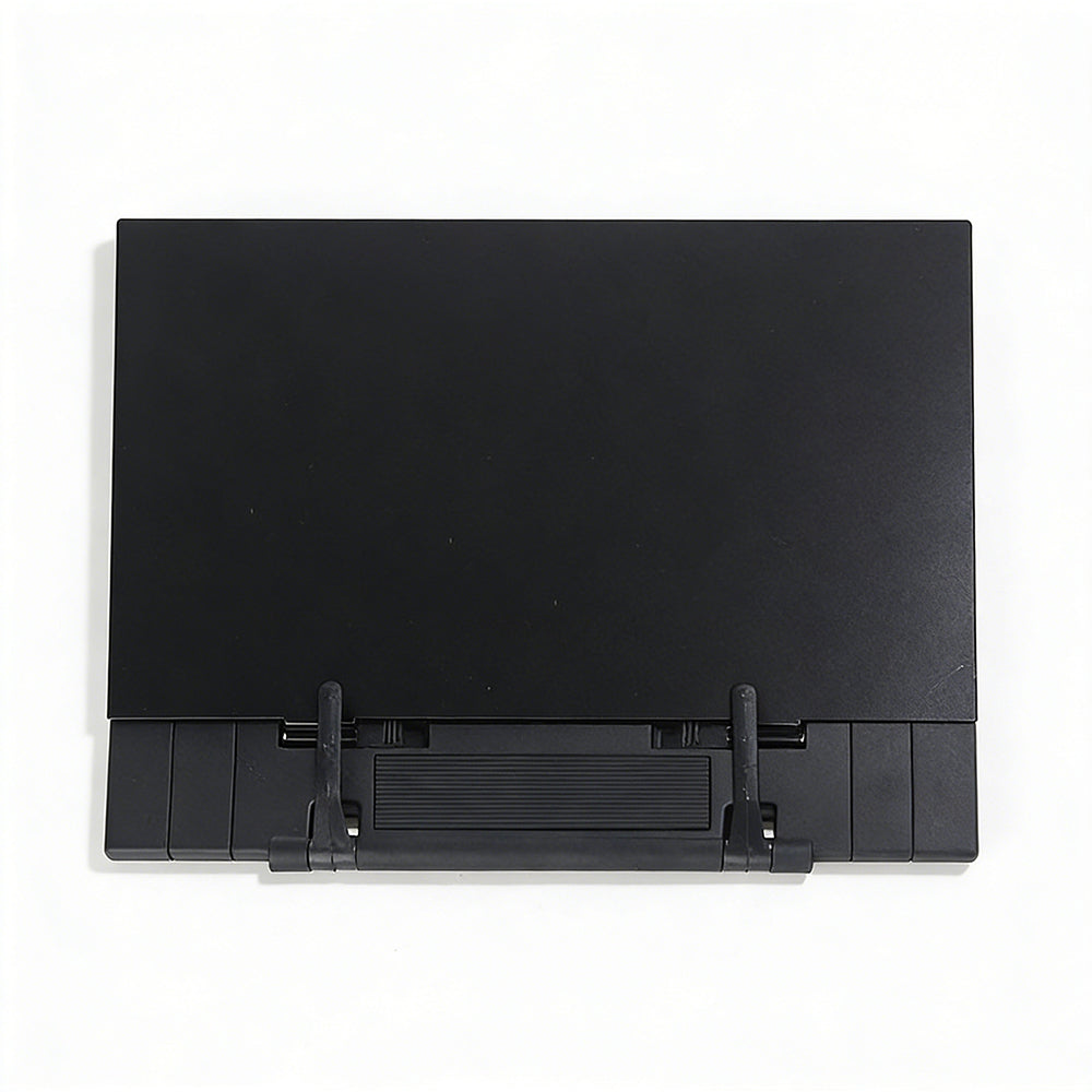 Book Stand for Reading Adjustable Metal Book Holder Tray Reading Rack for Desk with Page Clips