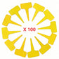 100 Pack T-Type Plastic Plant Labels Pot Marker Garden Markers Reusable