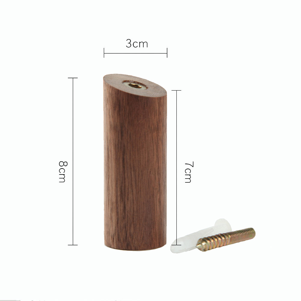 6 Sets Wooden Hook Wall Hook Hanger Hallway Home Decorations