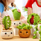 6 Pack Hanging Potted Plants Craft Knitting Crocheting Kits With Crochet Hooks Yarn Set