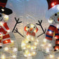 Snowman Yard Stakes Acrylic Outdoor 3-Piece  Christmas Decoration