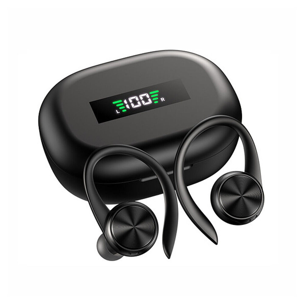 Sweatproof Wireless Bluetooth Earphones Hanging Ear Type Headphones Sports Earbuds