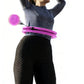Weighted Hoola Circle Hoop 32 Section Smart Hula Thin Waist Fitness Weight with Rollers