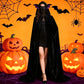Halloween Cape with Hood for Men and Women Hooded Cloak for Party Stage Performance