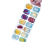 4Pcs Ice Cube Tray with Lid Easy Release Silicone Mould 14 Cubes Container Mold