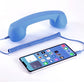 1M Retro Wired Handheld Telephone Handset with Microphone Type C Plug for Smartphones PC