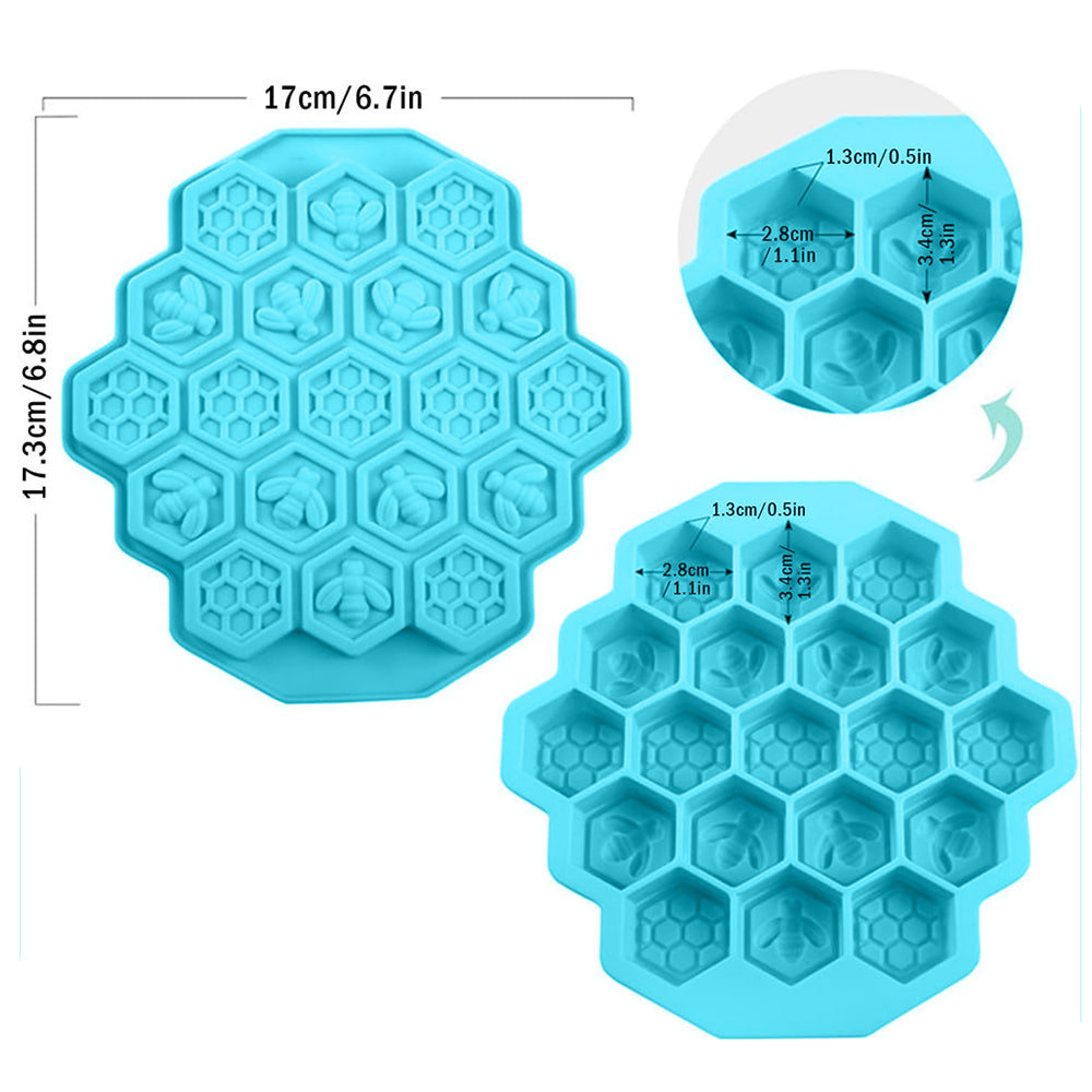 19 Cell Silicone Honeycomb Cake Ice Mould
