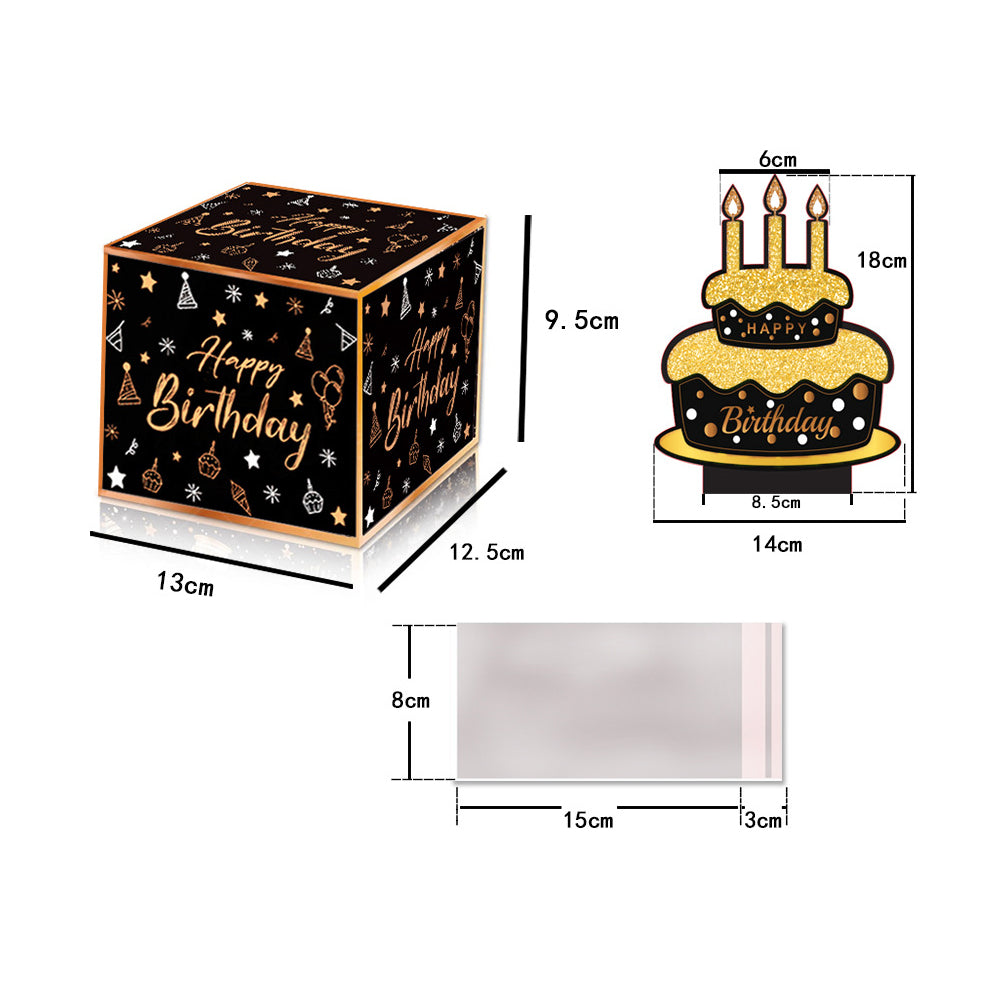 2Pcs Party Cash Pull-Out Surprise Box