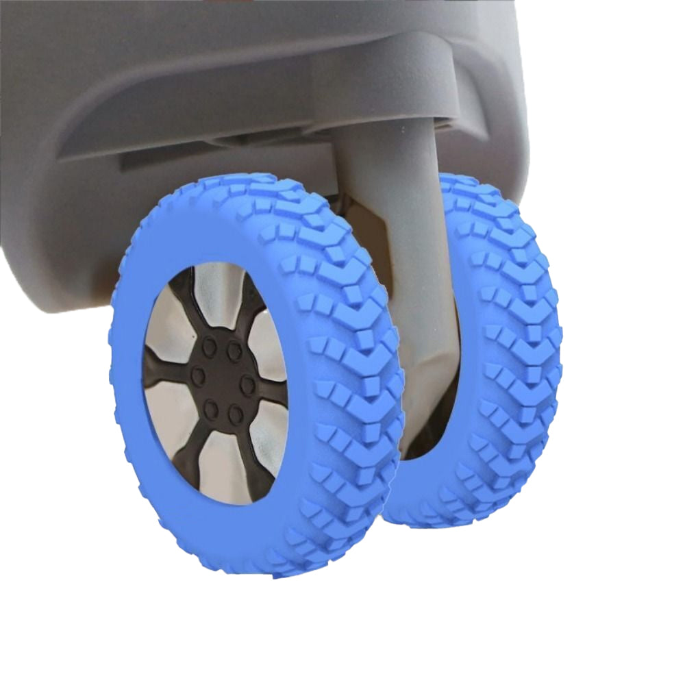 8Pcs Silicone Luggage Wheel Protection Cover