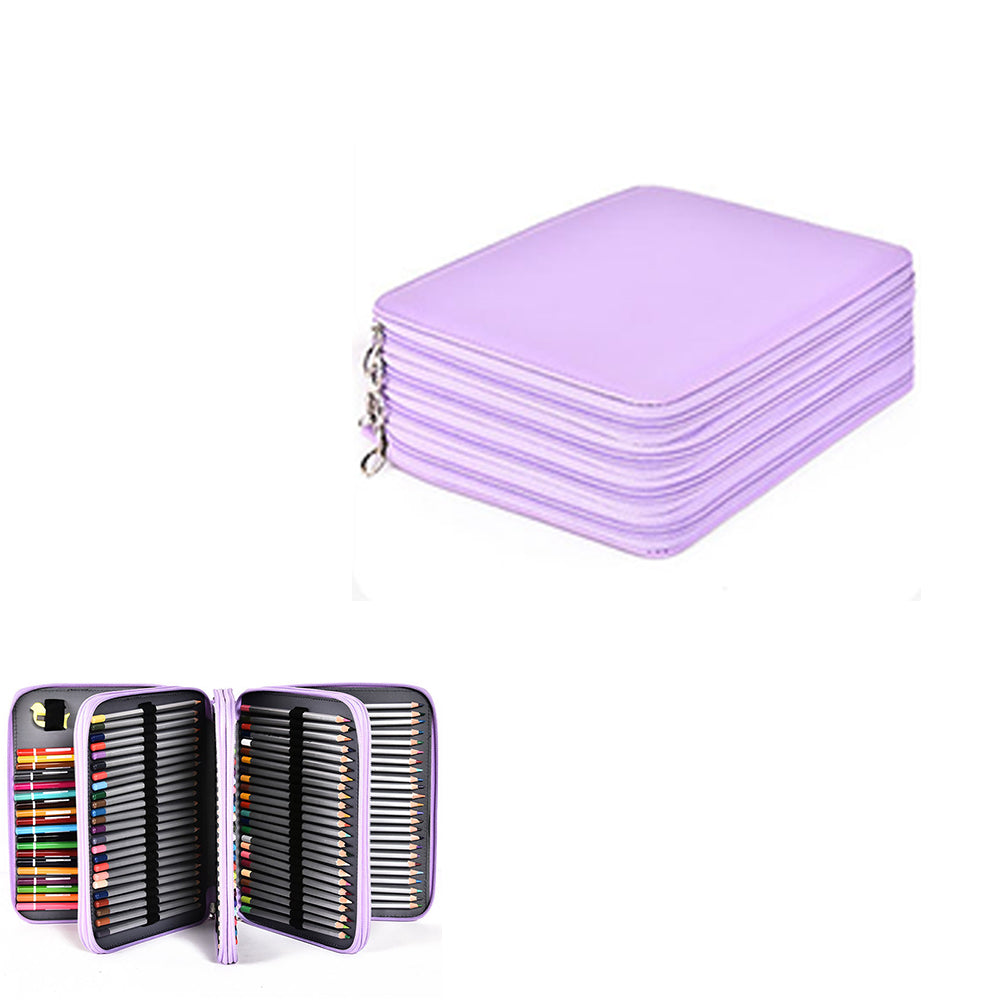 184 Slot Foldable Large Capacity Pencil Case Makeup Bag and Storage Organizer