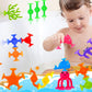 27Pcs Suction Toys Montessori Suction Cup Toy with Egg Shell Silicone Sucker