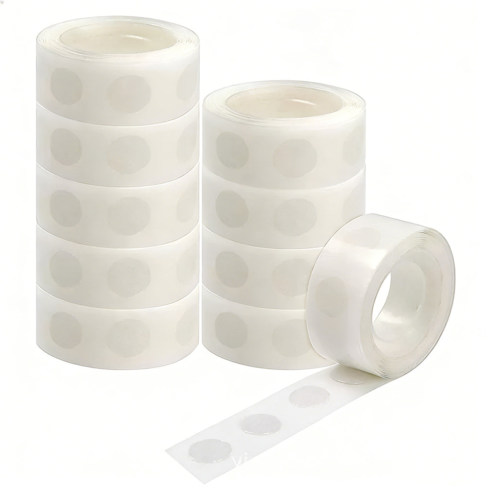 10 Rolls 1000 Pcs Balloon Adhesive Dots Double Sided for Party Wall Decor