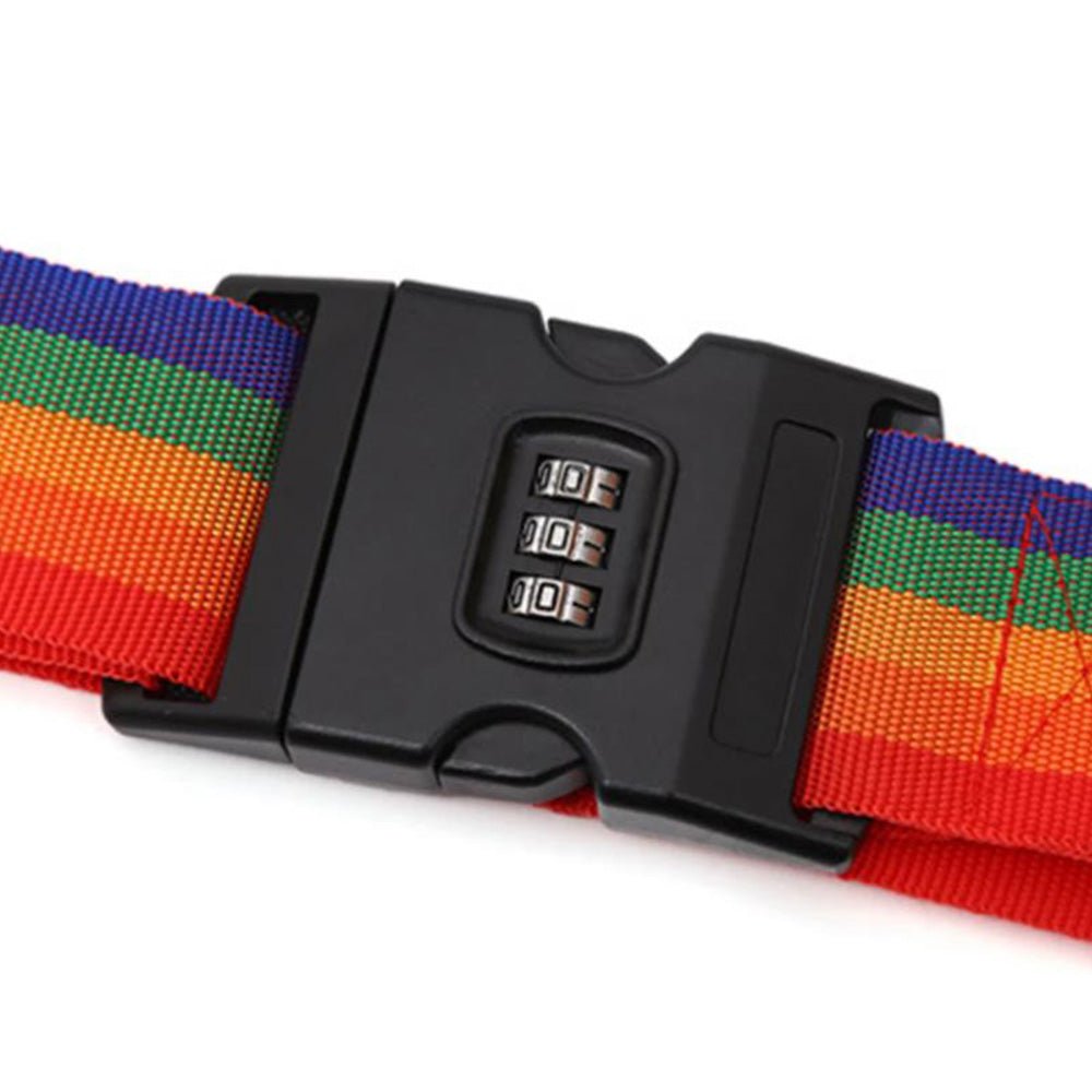 2Pcs Luggage Strap Code Password Travel Suitcase Secure Lock Security Packing Belt