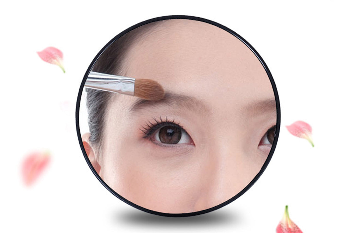 5X/10X/15X Magnifying Suction Mirror Round Cosmetic Mirror for Bathroom