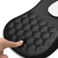 Ergonomic Mouse Pad with Wrist Support Massage Design Non Slip PU Base for Office Desk