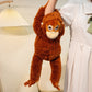 Monkey Plush Toy Orangutan Stuffed Animal Soft Cuddly Doll for Kids Adults