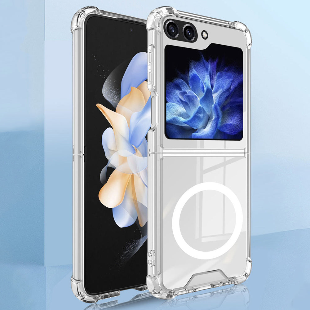 Shockproof Clear Cover for Samsung Galaxy Z Flip5/Flip6 5G Phone Case