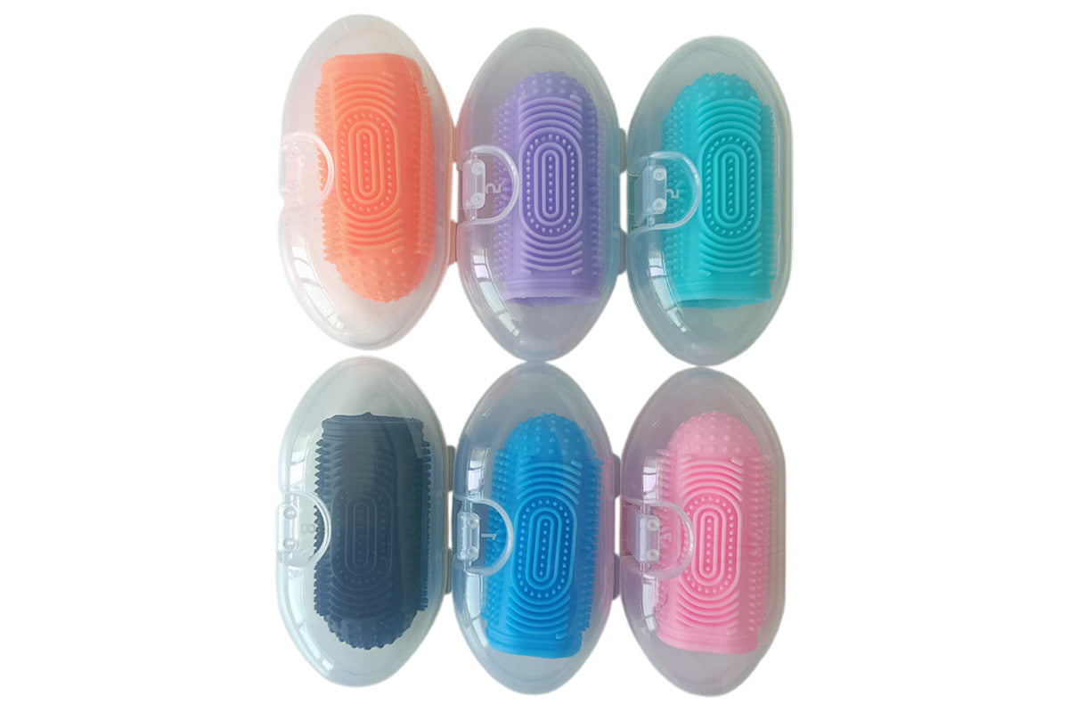 6PCS Dog Toothbrush Finger Toothbrush Dogs Tooth Brushing Kit For Dental Care