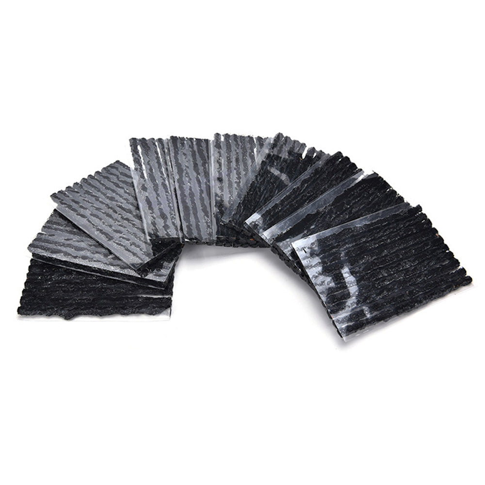 100Pcs Tire Repair Rubber Strips Tubeless Tire Puncture Repair Kit for Car Motorcycle