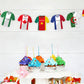 Soccer Jersey Bunting Flags – 49 Country Designs Football Party Decoration