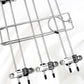 Space Saving Hanging Pants Organizer with 12 Clips and 360 Degrees Swivel Hook