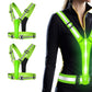 2Pcs Rechargeable LED Reflective Vest for Running Cycling Walking Horse Riding