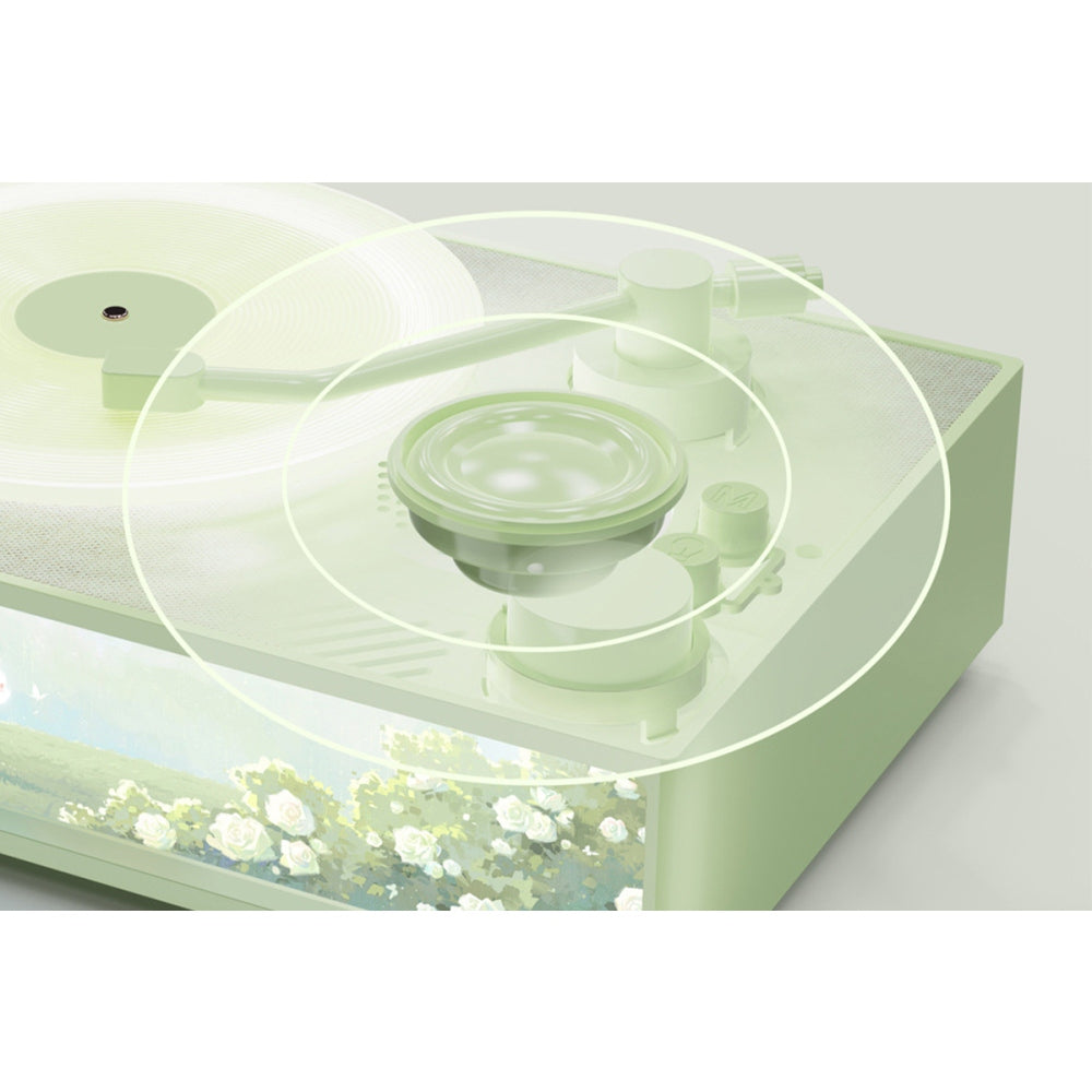 Record Player Style Bluetooth Speaker Phonograph Style Retro Bluetooth Speaker Cute Look Gift for Girls