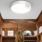 2Pcs LED Sensor Ceiling Light with Motion Sensor USB Rechargeable Induction Ceiling Lamp