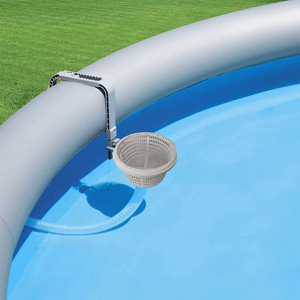 Pool Skimmer Basket with Handle for Inground Pools Large Mesh Filter Basket