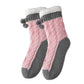 Womens Slipper Fuzzy Grips Socks Fluffy Winter Warm Thick Thermal Cozy Plush Non Slip Cabin Soft Fleece Socks