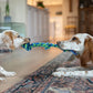 2 Pack Cotton Rope Dog Toys Durable Tug Chew Ropes for Large Breed Dogs