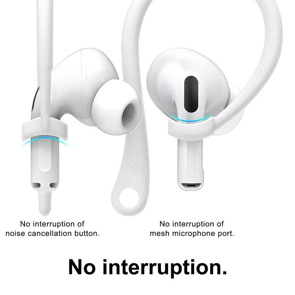 4 Pairs Anti-Lost Secure Ear Hook Holder Loops For AirPods 3 Pro Running Gym