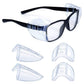 4 Pack Clear Side Shields Protection Flexible Universal for Glasses