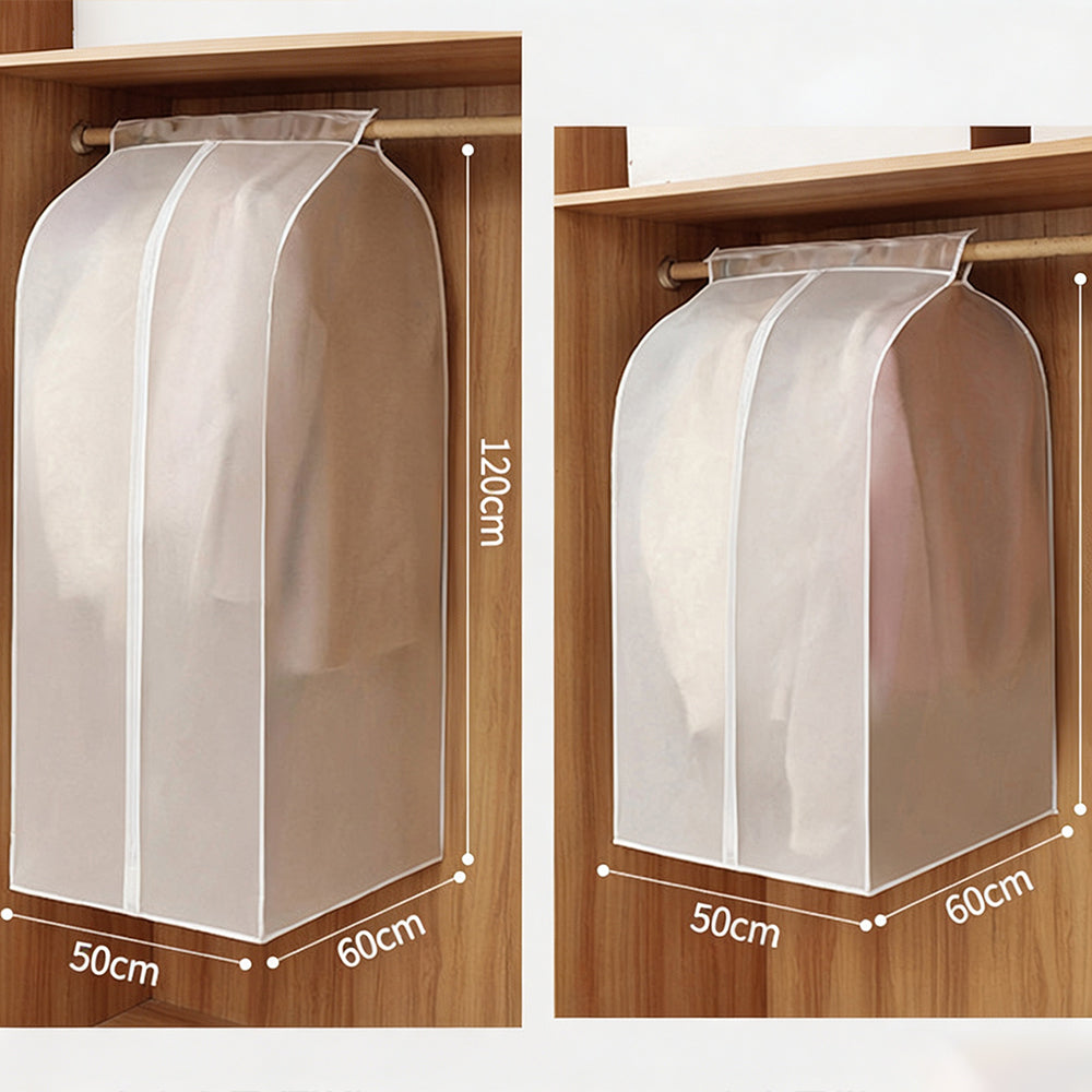 Clothes Hanging Bag Dust Cover Garment Suit Dustproof Wardrobe Storage Protector