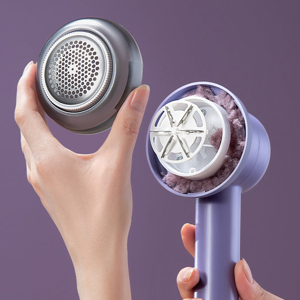 Electric Lint Remover with 3 Speed Levels LED Display 3 Replacement Blades for Clothes