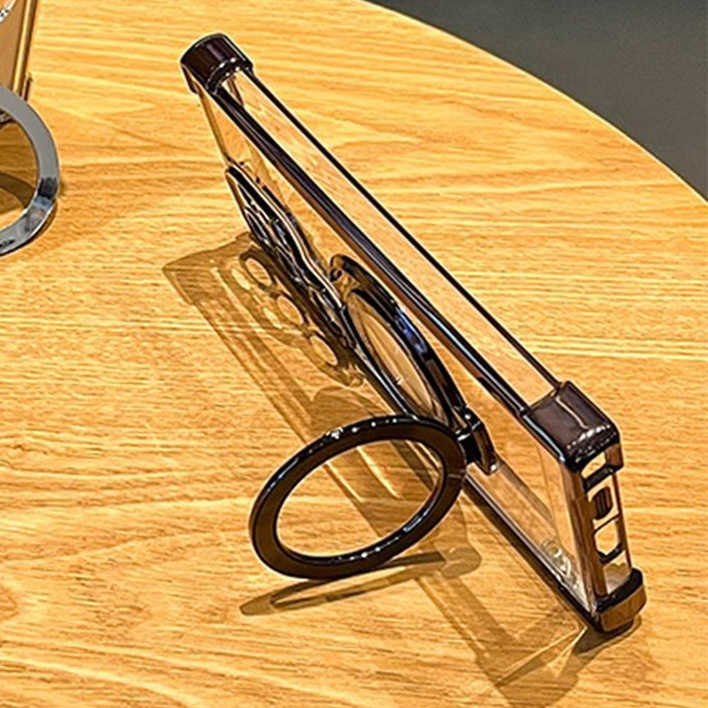 Thin Shockproof Stand Case Compatible with Samsung Galaxy S26 Ultra with Lens Cover