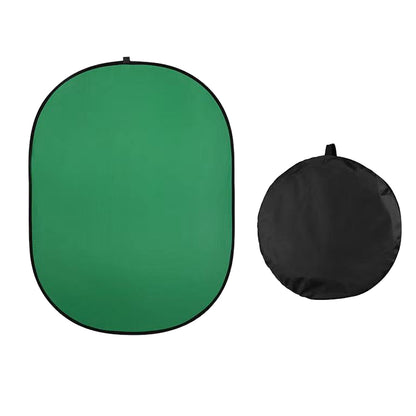 2-in-1 Collapsible Pop-Up Chroma Key Background Board-Blue ang Green