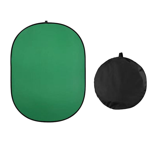 2-in-1 Collapsible Pop-Up Chroma Key Background Board-Blue ang Green
