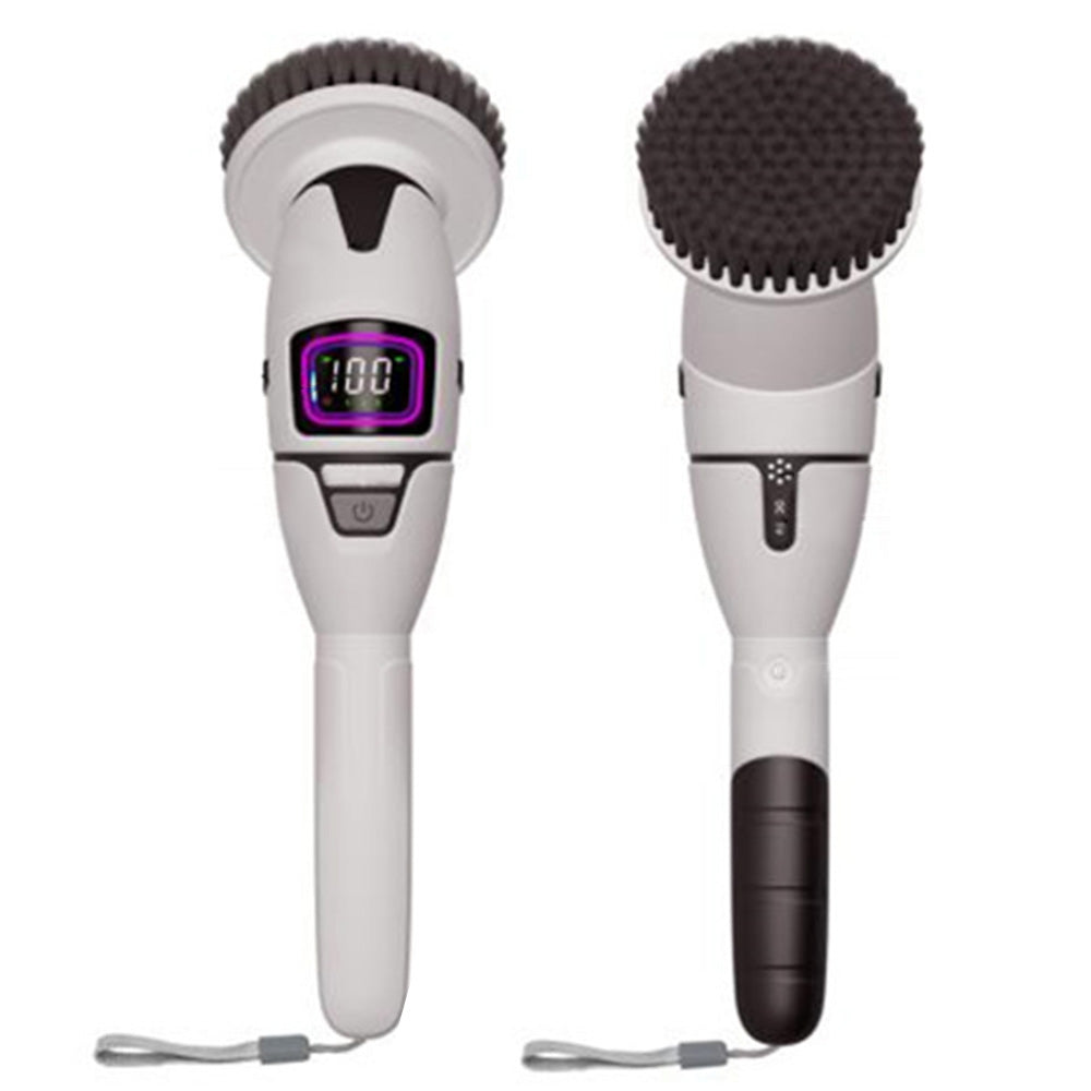Electric Spin Scrubber with 10 Brush Heads 3 Speeds Cordless Cleaning Brush for Home Office
