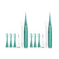 2Pcs 6 in 1 Electric Ultrasonic Dental Calculus Remover Teeth Cleaner