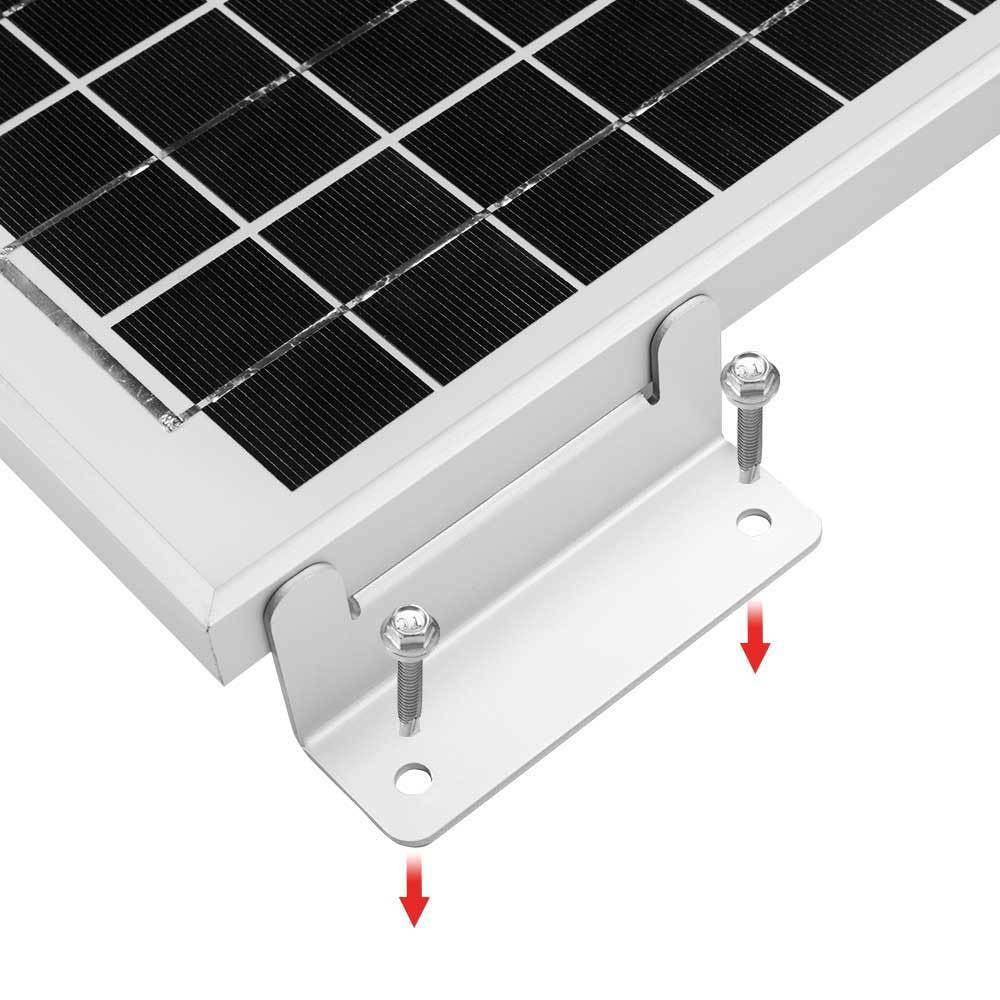 8Pcs Solar Panel Mounting Bracket Set Aluminum Alloy Solar Bracket for RV Roofs