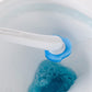 Disposable Toilet Brush Set with Replaceable Heads and Cleaning Liquid for Bathroom