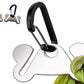 2PCS Metal Dog Poop Bag Holder Clip for Leash Hands Free Waste Disposal