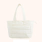 Puffer Tote Bag Quilted Puffy Handbag Lightweight Satchel Bag