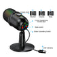 USB Gaming Live Microphone with RGB Luminous