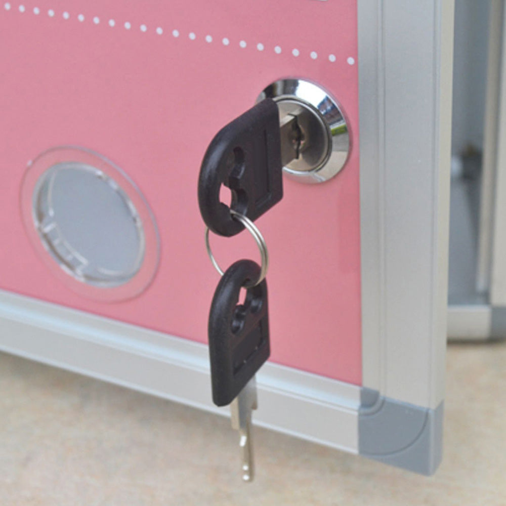 4 Pcs Cam Lock Set with Keys for Cabinet Drawer and Mailbox
